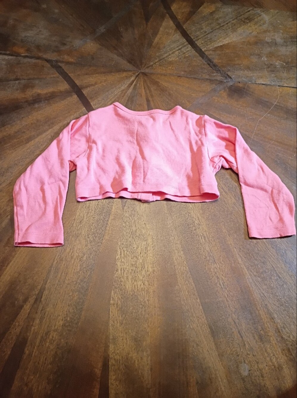 HB Baby Girls Pink Long Sleeve Snap Front Cardigan Sweater Size 3T Cotton - Picture 5 of 7